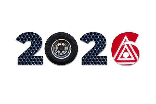 istock 2026 automotive tire and warning symbol typography 2240238507