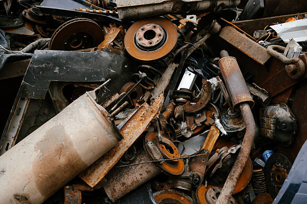 istock Pile of Rusty Metal Scrap from Disassembled Machinery 2240241070