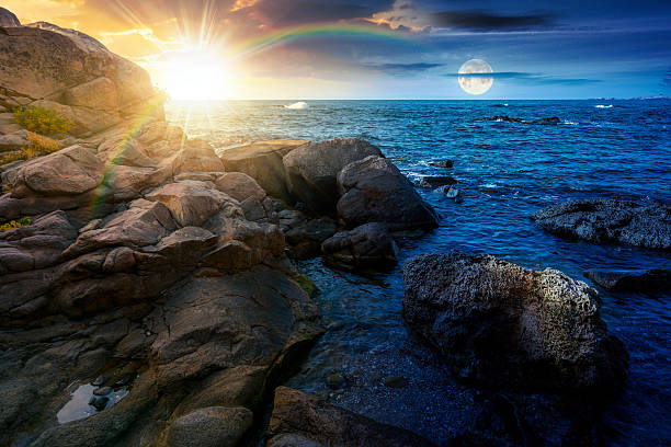 istock sea coast with rocks and boulders 2240251737
