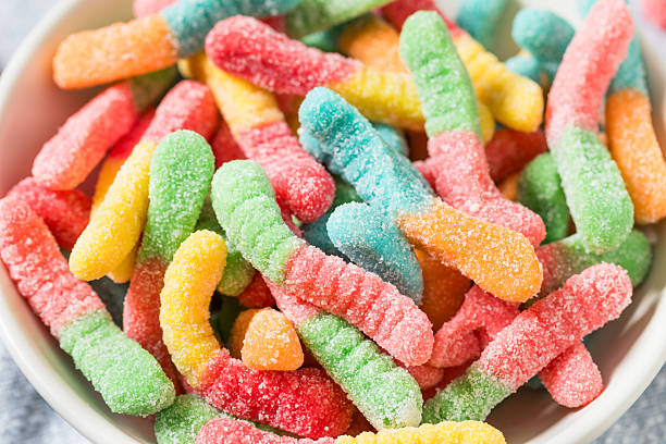 istock Sweet Sugary Sour Gummy Worms 2240251854