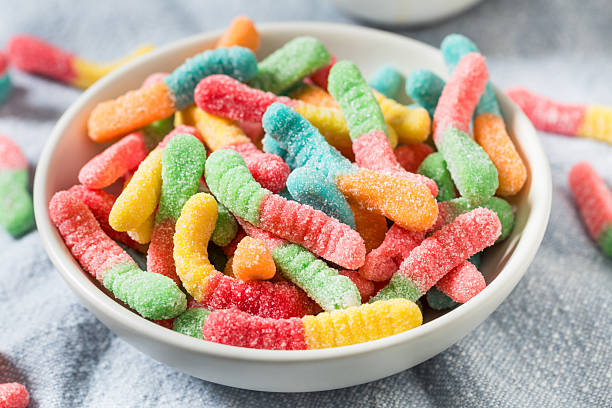 istock Sweet Sugary Sour Gummy Worms 2240251860