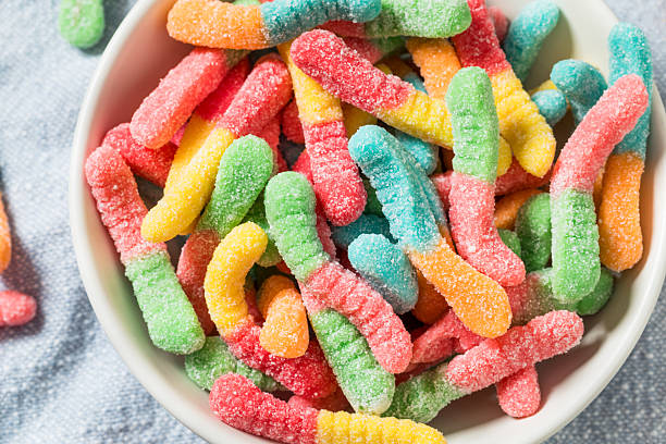 istock Sweet Sugary Sour Gummy Worms 2240251986