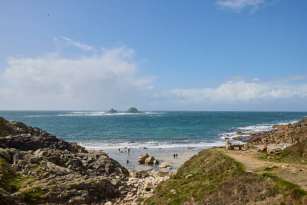 istock Beach at Porth Nanven during a sunny day, Cornwall, England, UK 2240260882