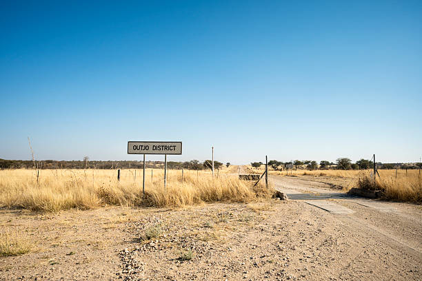 C 26 gravel road in the Namib Desert, Namibia