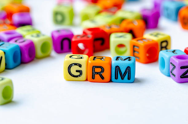 istock GRM text on multicolored cubes representing Grievance Redress Mechanism. Conservation concept. 2240265904