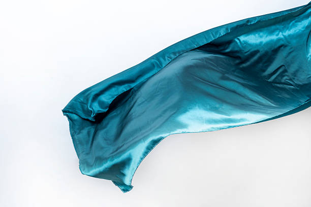 istock a bright green cloth floating in the air 2240266637