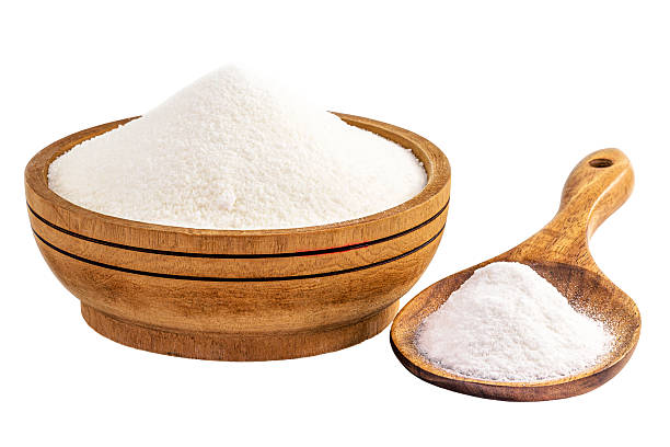 istock sodium bicarbonate on isolated white background, chemical compound in crystalline powders, used as antacid or yeast 2240285357