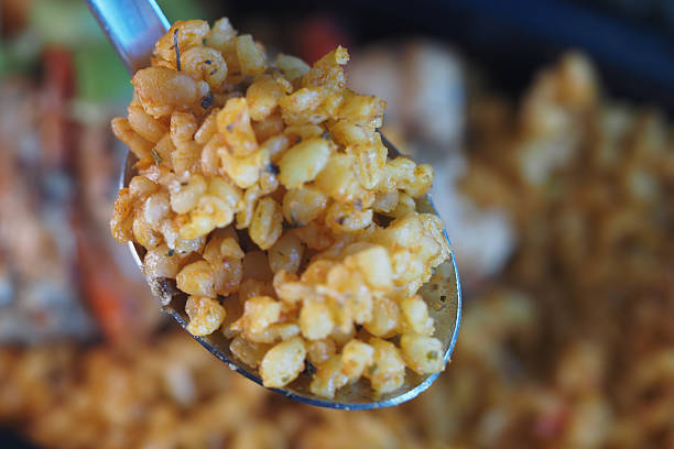 istock Tasty grains on a spoon at a local spot 2240289126