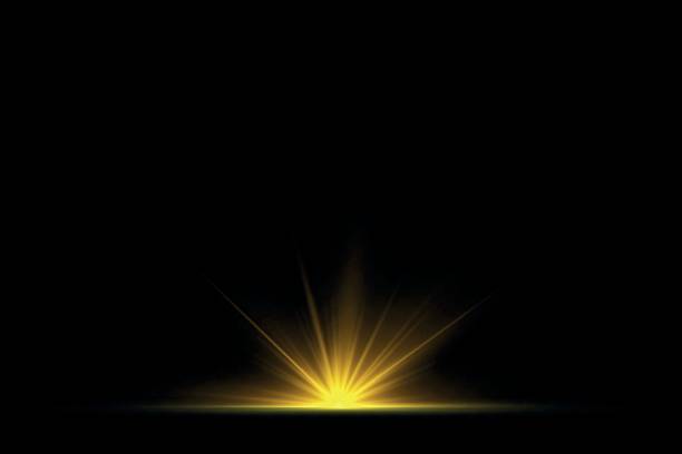 istock : Abstract golden vertical glow. Bright explosion of light of flickering rays on transparent background. Luxury style for design and vector illustrations. 2240294381