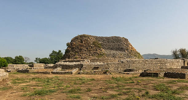 istock Dharmarajika Stupa complex showing ancient Buddhist architecture in Taxila 2240298881
