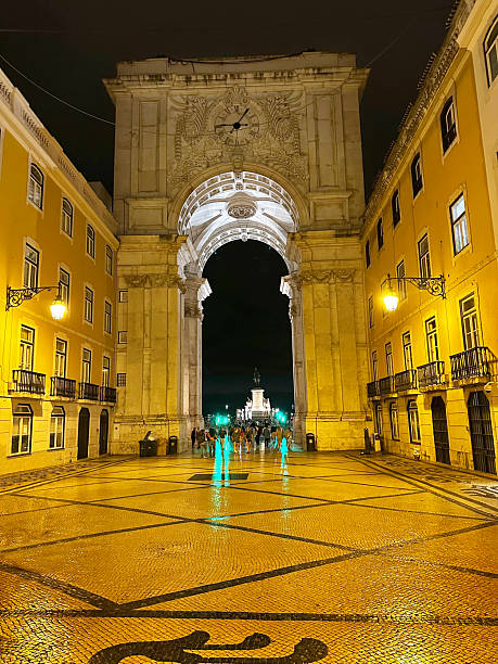 istock Rua Augusta Arch in the Evening Light 2240307078
