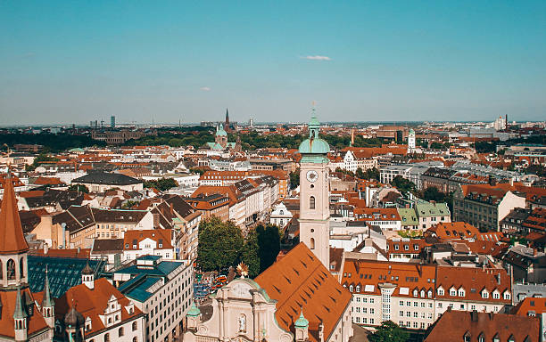 istock Munich skyline and old town views 2240311577