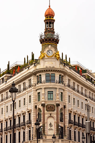 Madrid, Spain - 24 March 2025: Four seasons hotel in Centro Canalejas building