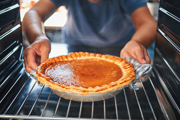istock Preparing Pumpkin Pie for the Holidays in Domestic Kitchen 2240320198