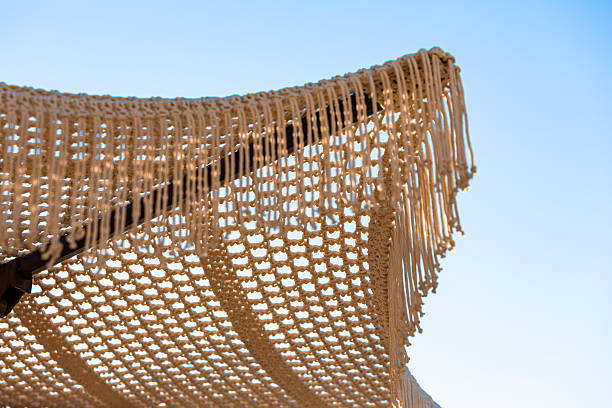 istock Woven Rope Canopy with Fringe Detail 2240320510