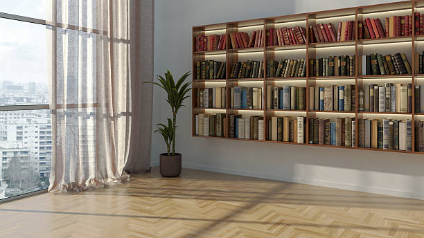 istock Large luxury modern bright interiors Living room mockup illustration 3D rendering image 2240325687