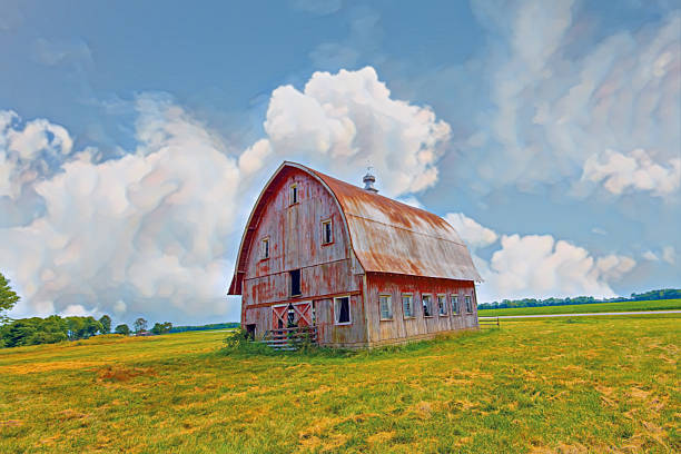 istock Old Weathered Barn- Howard County, Indiana 2240329203
