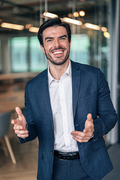 istock Confident business man in modern office 2240333260