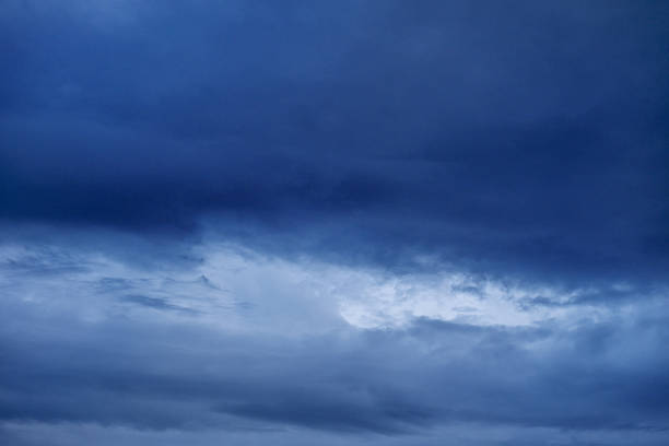 A sky landscape loaded with storm clouds