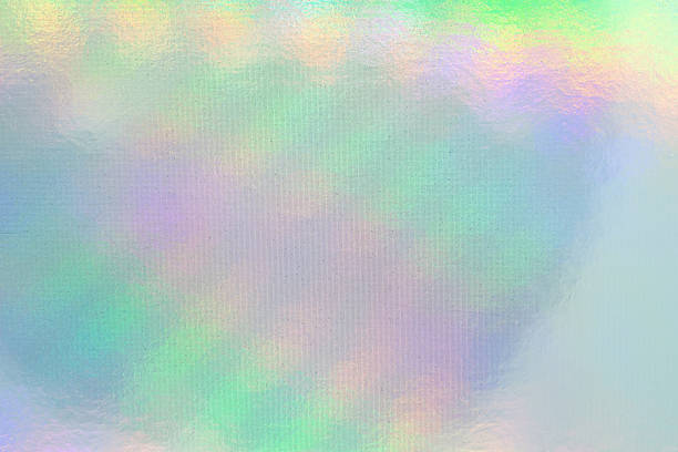 istock Holographic rainbow foil iridescent texture abstract hologram background 2240340242