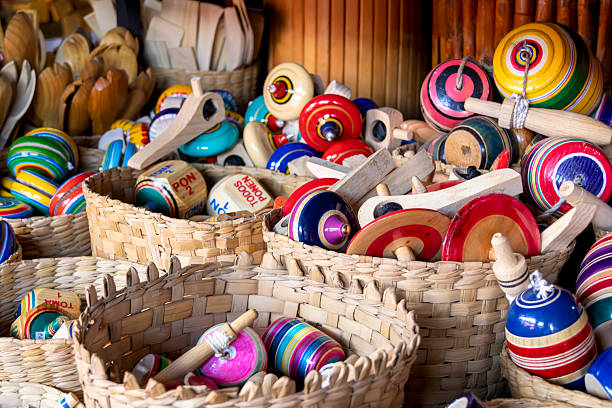 istock Mexican wooden toys 2240342745