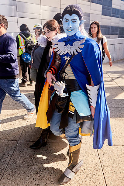 New York City, U.S - October 10: A cosplayer poses during New York Comic Con 2025 at The Jacob K. Javits Convention Center.