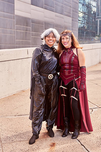 New York City, U.S - October 10: Cosplayers characters during New York Comic Con 2025 at The Jacob K. Javits Convention Center.