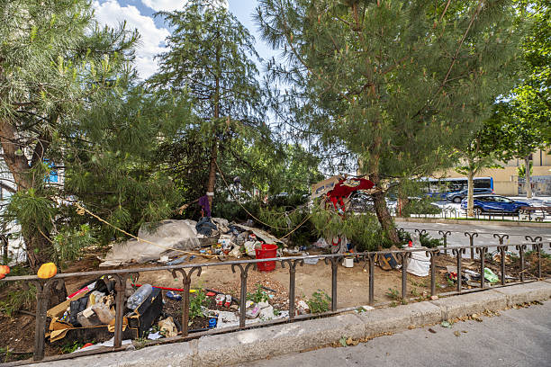 istock A small garden occupied by a homeless man 2240346929