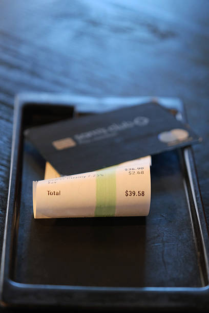 istock Paying restaurant bill with credit card 2240360014