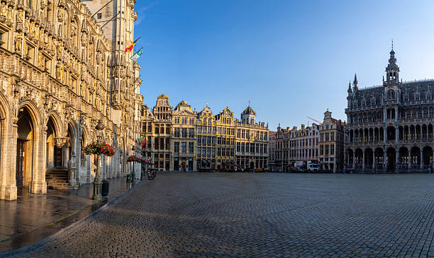 istock Grand Place in Brussels, Belgium, at sunrise. 2240360438