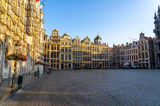 istock Grand Place, Brussels, Belgium, at sunrise. 2240360472
