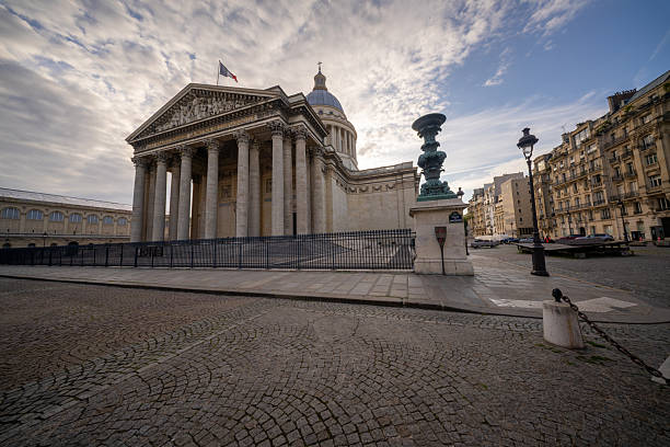 istock The Pantheon in Paris under a cloudy sky. 2240361515
