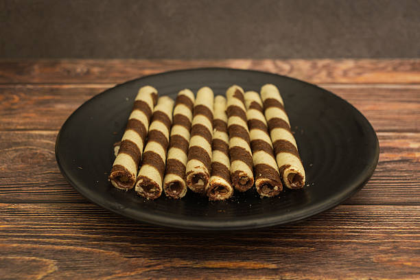 istock Crispy and delicious Indonesian wafer rolls 2240362664