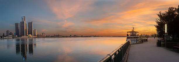 istock Detroit, Michigan - Skyline at Dawn 2240367277