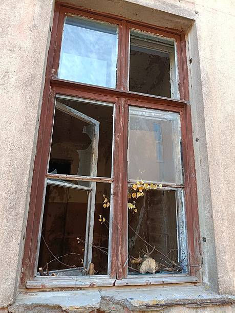 istock The window of the old house. 2240372628
