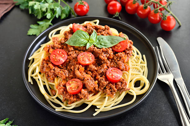 istock Italian spaghetti bolognese on plate 2240375649