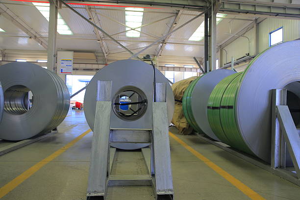 istock Roll steel in the workshop, cold rolled coil. 2240378167