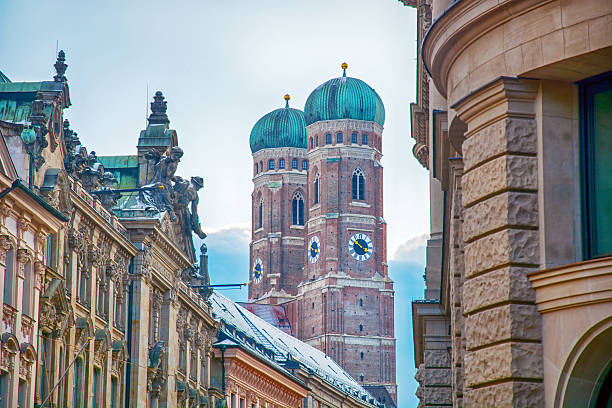 The Frauenkirche or Cathedral of Our Dear Lady is a church and is considered a symbol of Munich, Germany
