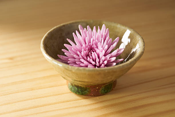 istock Image of purple edible chrysanthemums 2240387582