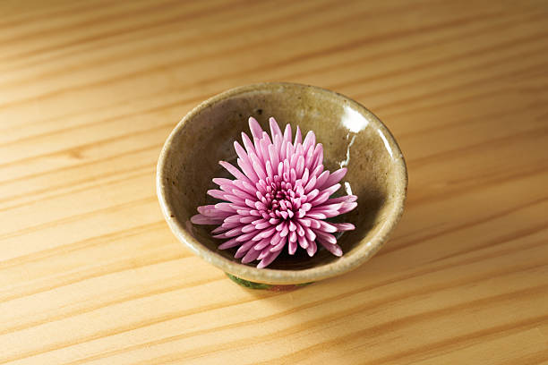 istock Image of purple edible chrysanthemums 2240388251