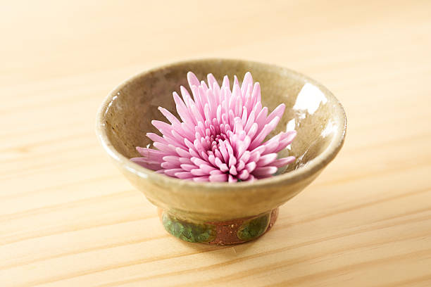 istock Image of purple edible chrysanthemums 2240388258
