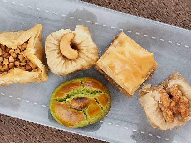 istock Turkish traditional food, various baklava, desserts 2240392271