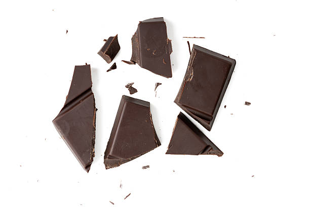 istock Photo of chocolate bar taken with a high-resolution camera using the focus-stacking technique on a white background. 2240395386