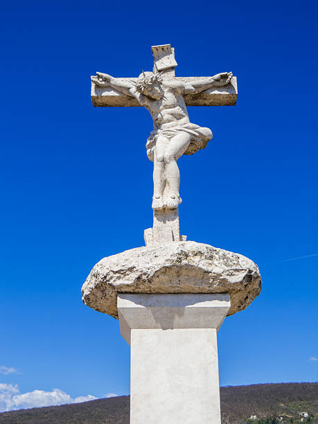 istock Crucifixion of Jesus, Budaors, Hungary 2240399132