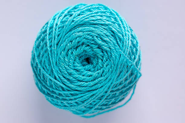 blue macro rope texture,blue macro rope background,Climbing rope. Colorful climbing rope.