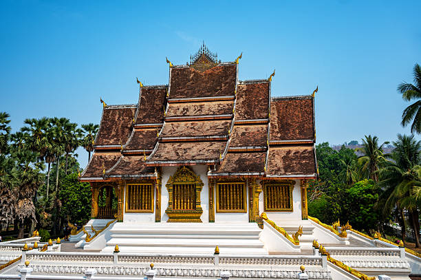 Haw Phra Bang temple near the royal palace in Luang Prabang, Laos