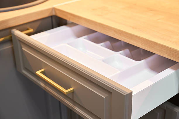 istock Kitchen drawer with new organizer for utensils and tools 2240423464