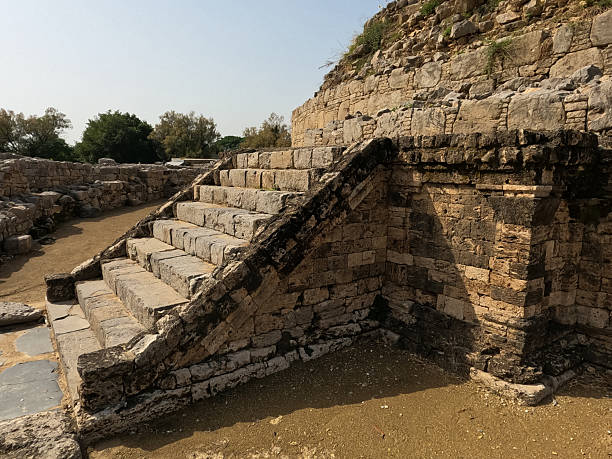 istock Ancient Dharmarajika Stupa steps beside stone column Taxila 2240426013