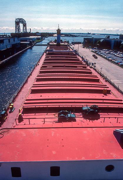 Duluth - Lake Freighter Long View - 1988
