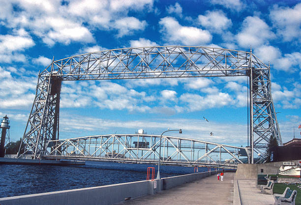 Duluth - Aerial Lift Bridge - 1988. Scanned from Kodachrome 64 slide.